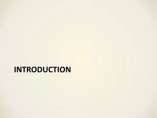 Introduction