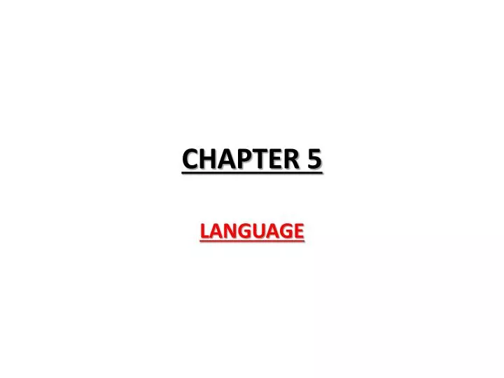 chapter 5