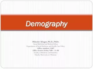 Demography