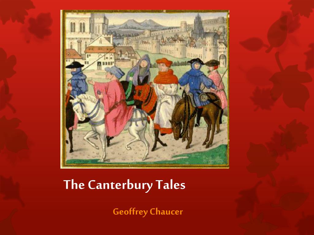 PPT - The Canterbury Tales PowerPoint Presentation, free download - ID ...