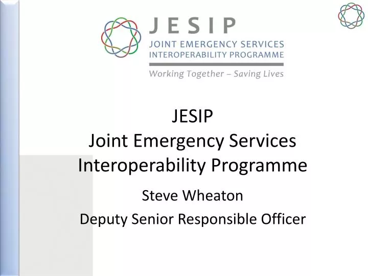 jesip joint emergency services interoperability programme