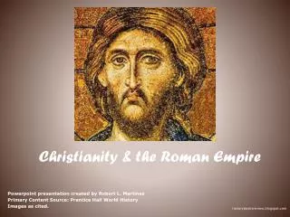 Christianity &amp; the Roman Empire