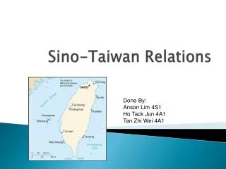 Sino-Taiwan Relations
