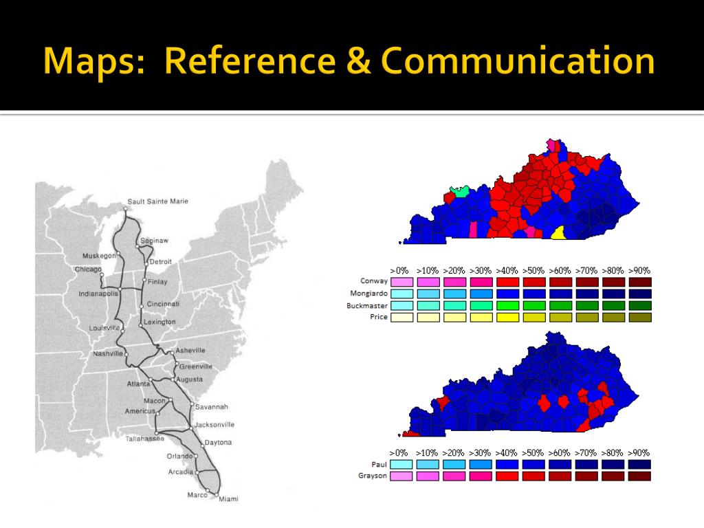 PPT - Maps: Reference & Communication PowerPoint Presentation, free ...