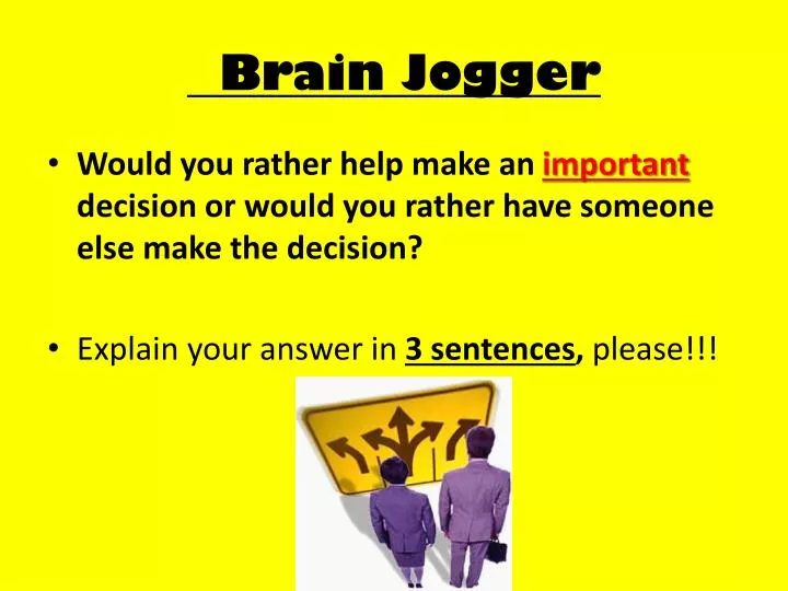 brain jogger
