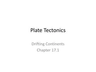 Plate Tectonics