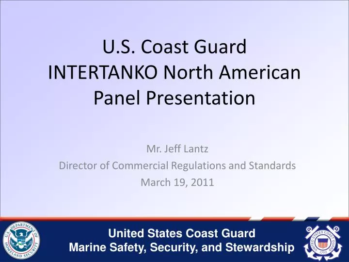u s coast guard intertanko north american panel presentation