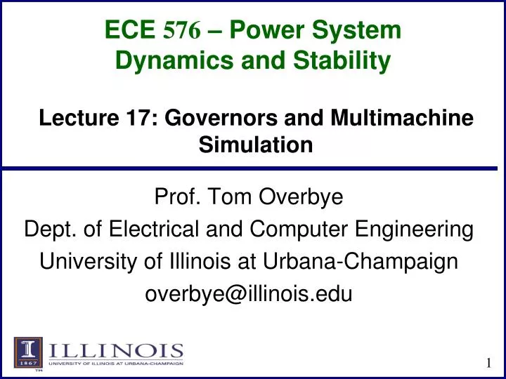 ece 576 power system dynamics and stability