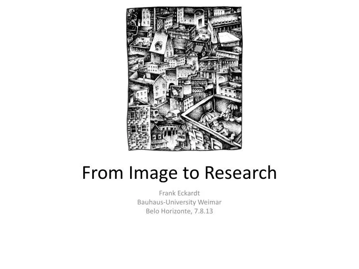 from image to research