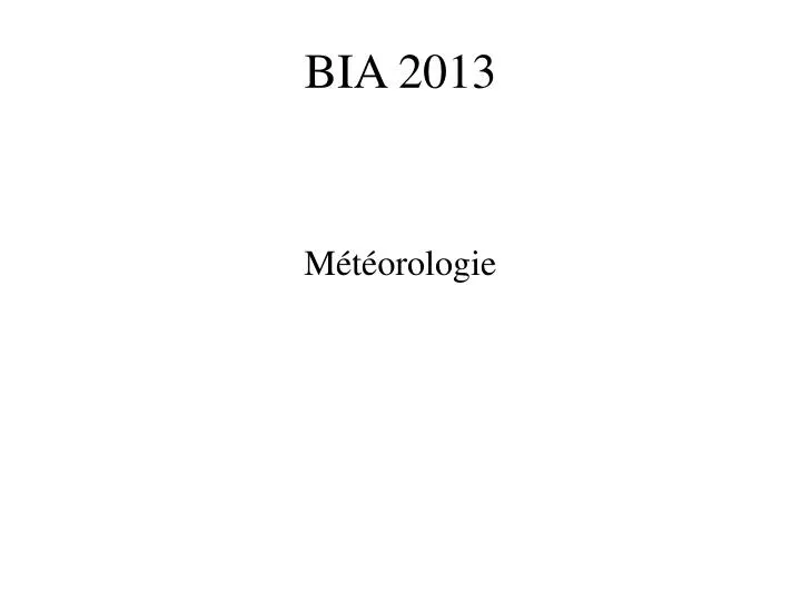 bia 2013