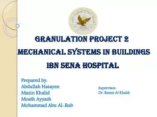 Granulation Project 2