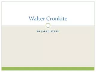Walter Cronkite