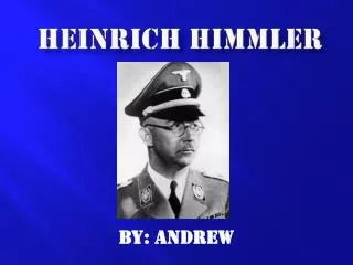 Heinrich Himmler