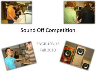 Sound Off Competition