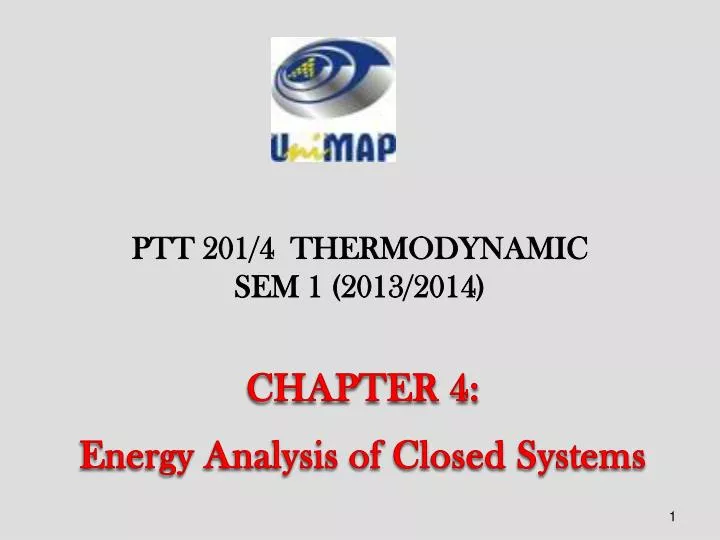 chapter 4 energy analysis of closed systems