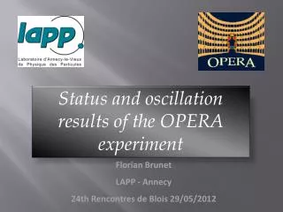 Status and oscillation results of the OPERA experiment