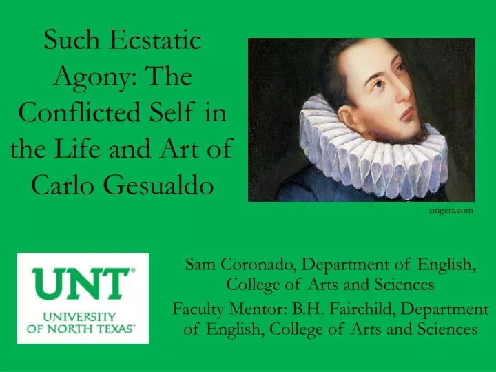 such ecstatic agony the conflicted self in the life and art of carlo gesualdo