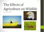 The Effects of Agriculture on Wildlife
