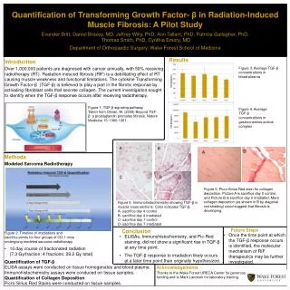 Quantification of Transforming Growth Factor- ? in Radiation-Induced