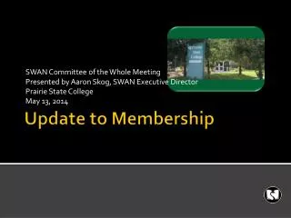 Update to Membership