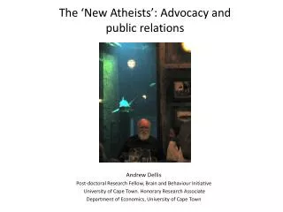 the new a theists advocacy and public relations