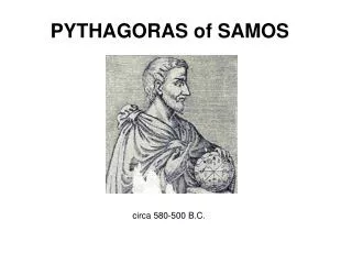 PYTHAGORAS of SAMOS