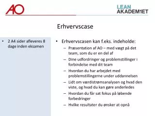 erhvervscase