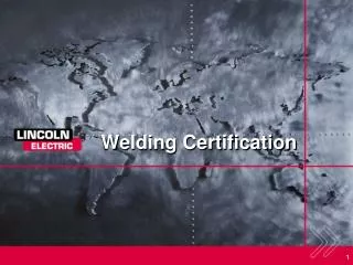 Welding Certification