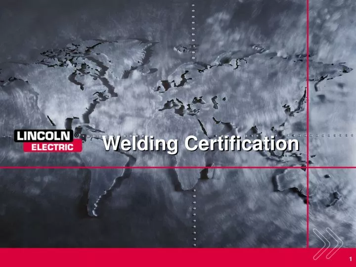 welding certification