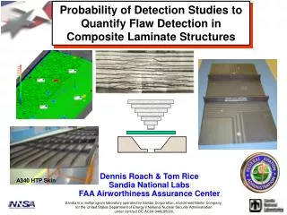 Probability of Detection Studies to Quantify Flaw Detection in Composite Laminate Structures