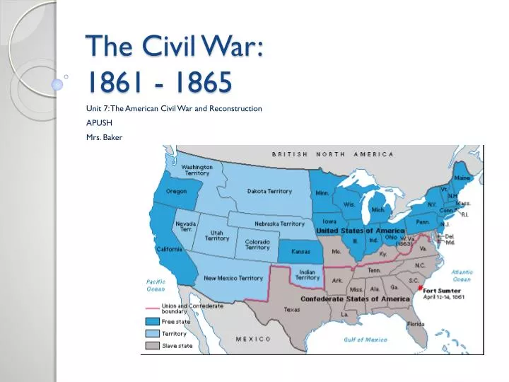 the civil war 1861 1865