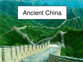ancient china