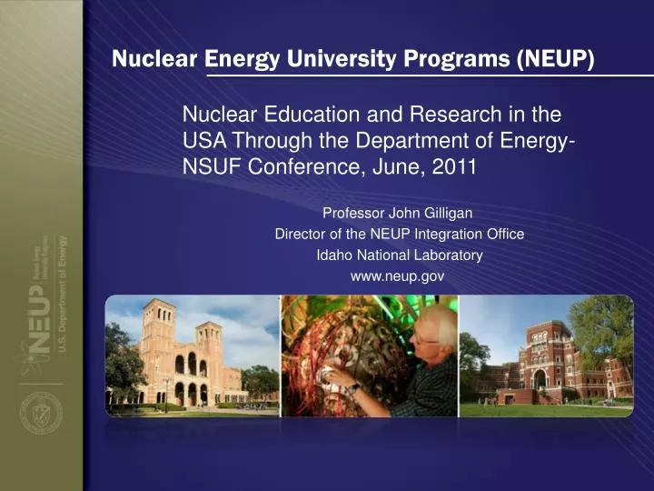 nuclear energy university programs neup