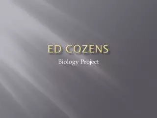 Ed Cozens