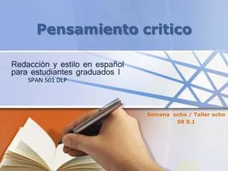 pensamiento critico