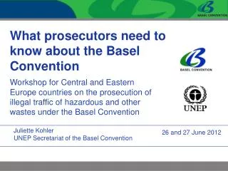 What prosecutors need to know about the Basel Convention