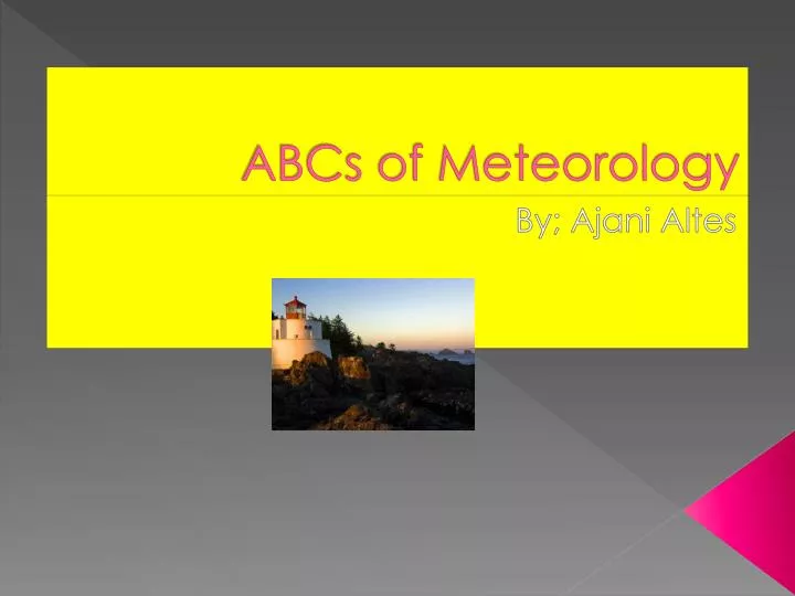 abcs of meteorology