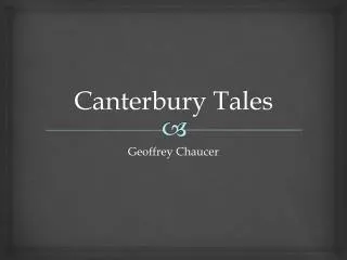 Canterbury Tales