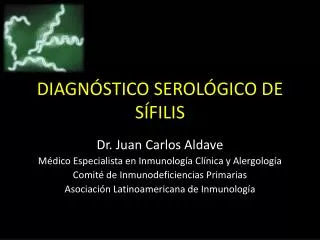diagn stico serol gico de s filis