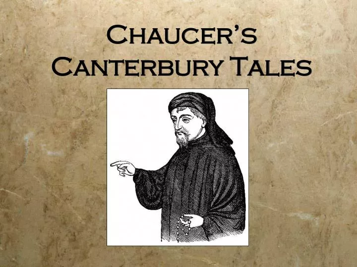 chaucer s canterbury tales