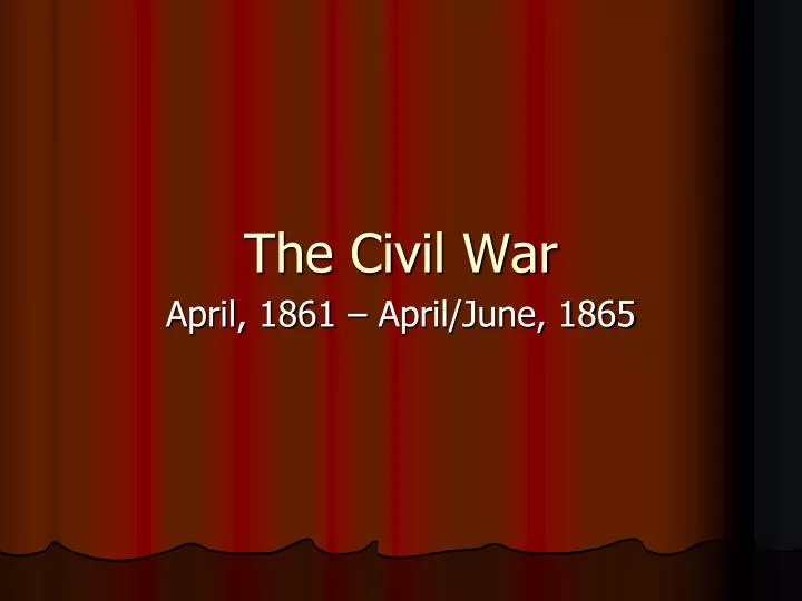 the civil war