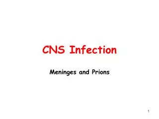 CNS Infection