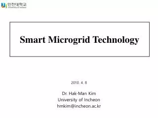 Smart Microgrid Technology