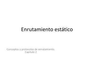 enrutamiento est tico