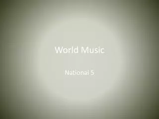 World Music