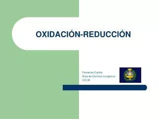 oxidaci n reducci n