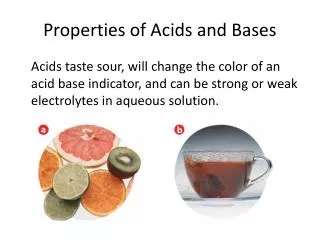 properties of acids and bases