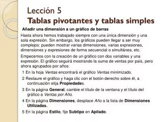 lecci n 5 tablas pivotantes y tablas simples