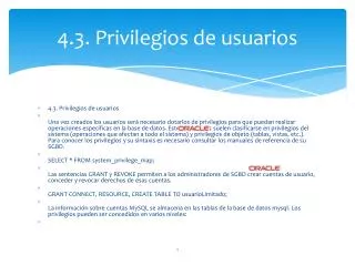 4 3 privilegios de usuarios