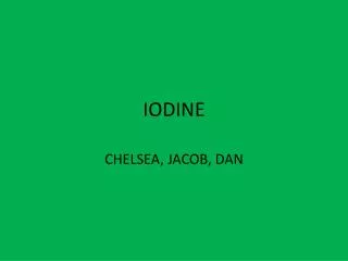 IODINE